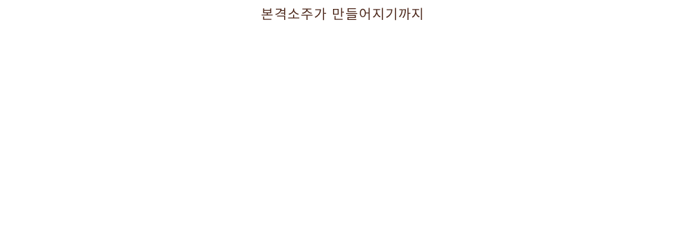 본격소주가 만들어지기까지